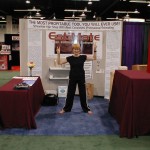Myra in our tradeshow booth