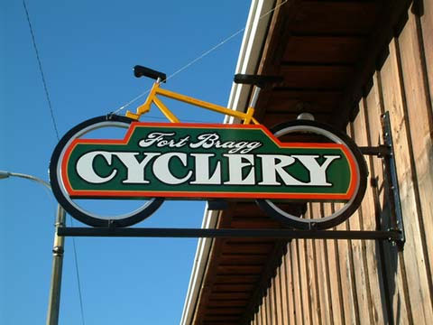 Fort Bragg Cyclery - The Sign Shop